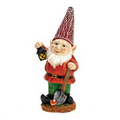 Little Lantern Gnome Solar Statue